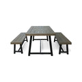 Raphael Outdoor Acacia Wood Picnic Set by Christopher Knight Home