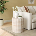 Cambio Outdoor Lightweight Concrete Side Table by Christopher Knight Home