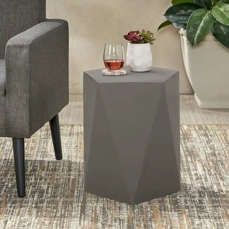 Apollo Outdoor Modern Side Table by Christopher Knight Home