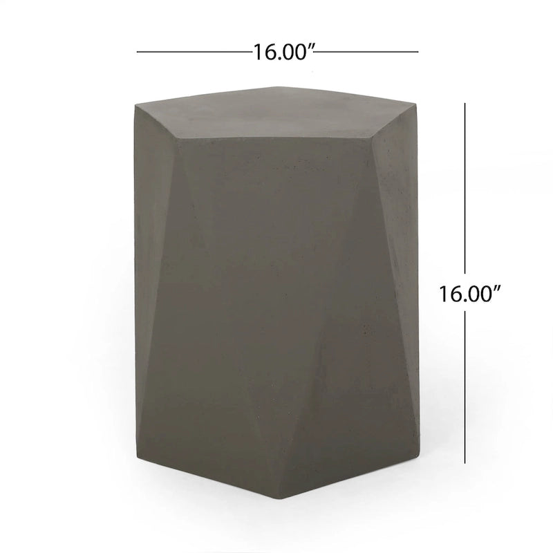 Apollo Outdoor Modern Side Table by Christopher Knight Home