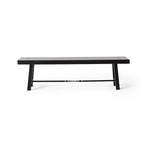 Catriona Outdoor Rustic Acacia Wood Bench by Christopher Knight Home