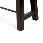 Catriona Outdoor Rustic Acacia Wood Bench by Christopher Knight Home