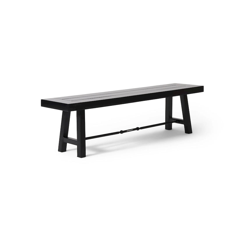 Catriona Outdoor Rustic Acacia Wood Bench by Christopher Knight Home