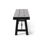 Catriona Outdoor Rustic Acacia Wood Bench by Christopher Knight Home