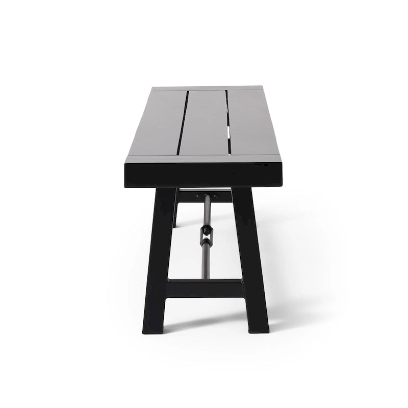 Catriona Outdoor Rustic Acacia Wood Bench by Christopher Knight Home