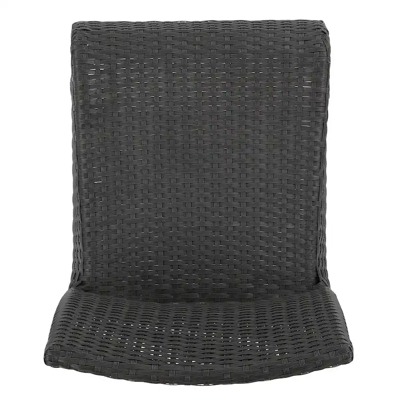 Neal Outdoor Wicker Bar Stools by Christopher Knight Home