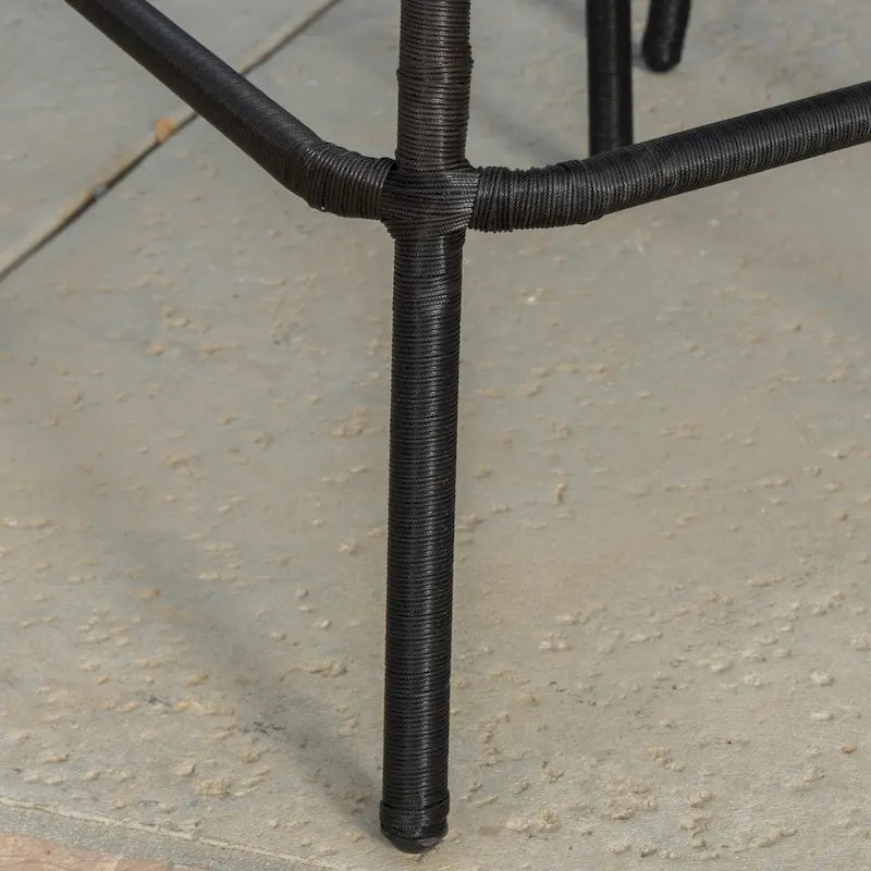 Neal Outdoor Wicker Bar Stools by Christopher Knight Home