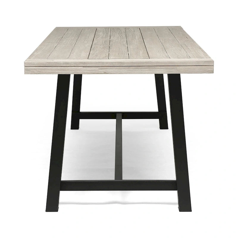 Lyons Outdoor Rustic 8-seater Dining Set by Christopher Knight Home