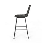 Sawtelle Outdoor Wicker Barstools (Set of 4) by Christopher Knight Home