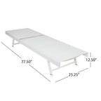 Salton Outdoor Aluminum Mesh-seat Chaise Lounge (Set of 4) by Christopher Knight Home