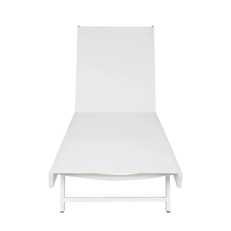 Salton Outdoor Aluminum Mesh-seat Chaise Lounge (Set of 4) by Christopher Knight Home