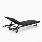 Salton Outdoor Aluminum Mesh-seat Chaise Lounge (Set of 4) by Christopher Knight Home