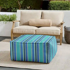 Sorra Home Sunbrella Outdoor Corded Bean Pouf