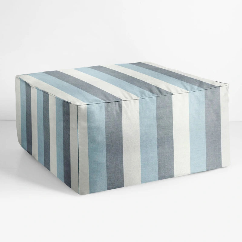 Sorra Home Sunbrella Outdoor Corded Bean Pouf