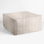 Sorra Home Sunbrella Outdoor Corded Bean Pouf