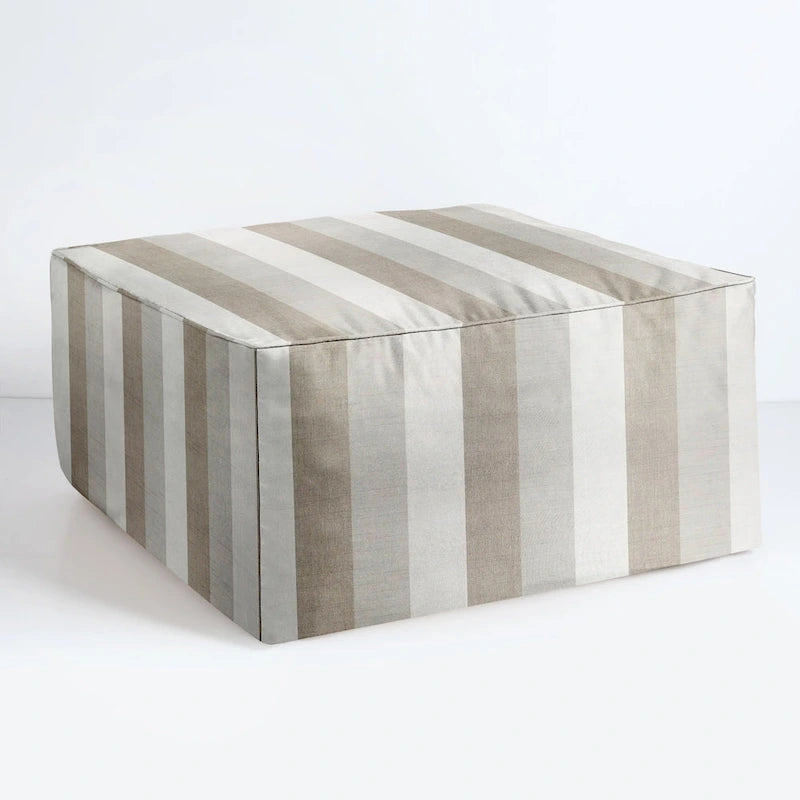 Sorra Home Sunbrella Outdoor Corded Bean Pouf