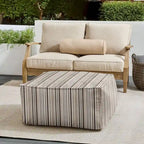 Sorra Home Sunbrella Outdoor Corded Bean Pouf