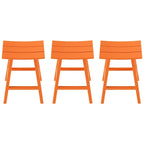 Polytrends Laguna Hdpe All Weather Outdoor Patio 29 Saddle Seat Bar Stool (Set Of 3)