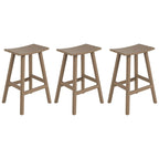Polytrends Laguna Hdpe All Weather Outdoor Patio 29 Saddle Seat Bar Stool (Set Of 3)