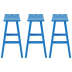 Polytrends Laguna Hdpe All Weather Outdoor Patio 29 Saddle Seat Bar Stool (Set Of 3)