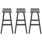 Polytrends Laguna Hdpe All Weather Outdoor Patio 29 Saddle Seat Bar Stool (Set Of 3)