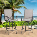 Futzca Patio Swivel Bar Bistro Set or Swivel Bar Stools
