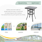 Futzca Patio Swivel Bar Bistro Set or Swivel Bar Stools