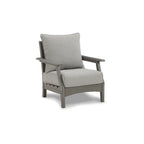 Signature Design by Ashley Visola Gray 4-Piece Outdoor Sofa Conversation Set - 80W x 33D x 37H
