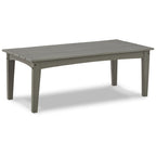 Signature Design by Ashley Visola Gray 4-Piece Outdoor Sofa Conversation Set - 80W x 33D x 37H