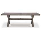 Signature Design by Ashley Hillside Barn Brown Outdoor Dining Table - 84 W x 42 D x 29 H