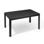 Pellebant Outdoor Dining Table Patio Aluminum Extension Table - 38.2 / 58.7 (W) x 58.7 (L) x 29.5 (H)