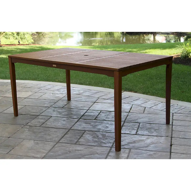 Eilaf 6 pc. Eucalyptus and Sling Dining Set with Bench - N/A