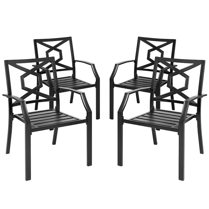 NUU GARDEN Outdoor 7-Piece Iron Dining Set
