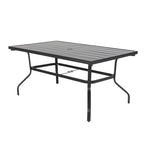 NUU GARDEN Outdoor 7-Piece Iron Dining Set
