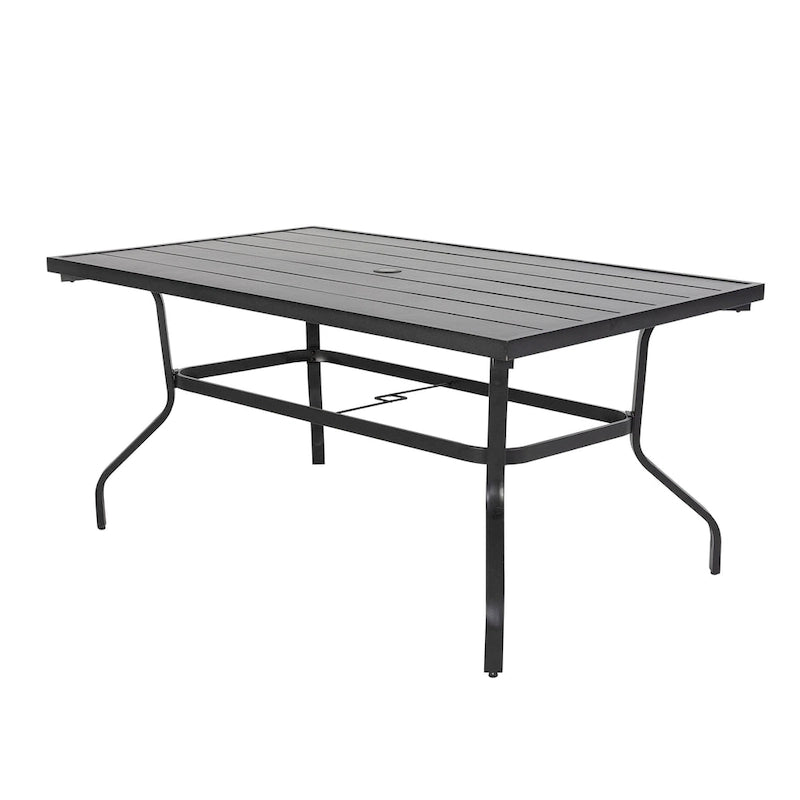 NUU GARDEN Outdoor 7-Piece Iron Dining Set