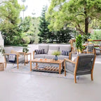 Cambridge Casual Nassau Teak Outdoor Patio Coffee Table