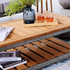 Cambridge Casual Nassau Teak Outdoor Patio Coffee Table