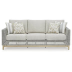 Signature Design by Ashley Seton Creek Gray Outdoor Sofa with Cushion - 82.63 W x 36.25 D x 35.88 H