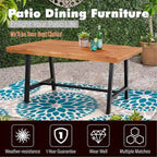 3-piece Acacia Wood Dining Set