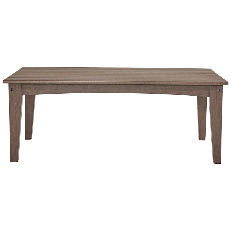 Signature Design by Ashley Emmeline Rectangular Outdoor Poly All Weather Cocktail Table - 48W x 24D x 18H