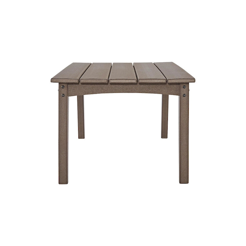 Signature Design by Ashley Emmeline Rectangular Outdoor Poly All Weather Cocktail Table - 48W x 24D x 18H