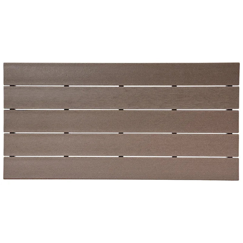 Signature Design by Ashley Emmeline Rectangular Outdoor Poly All Weather Cocktail Table - 48W x 24D x 18H