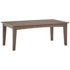 Signature Design by Ashley Emmeline Rectangular Outdoor Poly All Weather Cocktail Table - 48W x 24D x 18H