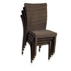 Amazonia Teak Michelangelo Oval 9-piece Teak and Wicker Dining Set - 9 Piece