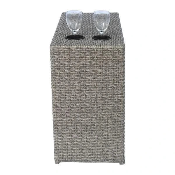 LSI Chelsea 10-piece Modular Grey Aluminum/Wicker Sectional Set
