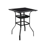 Patio Festival 9-Piece Bar Height Dining Set with Swivel Chairs