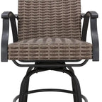 Patio Festival 9-Piece Bar Height Dining Set with Swivel Chairs