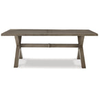 Signature Design by Ashley Beach Front Beige 7-Piece Outdoor Dining Package - 80W x 42D x 29H