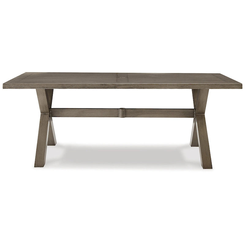 Signature Design by Ashley Beach Front Beige 7-Piece Outdoor Dining Package - 80W x 42D x 29H