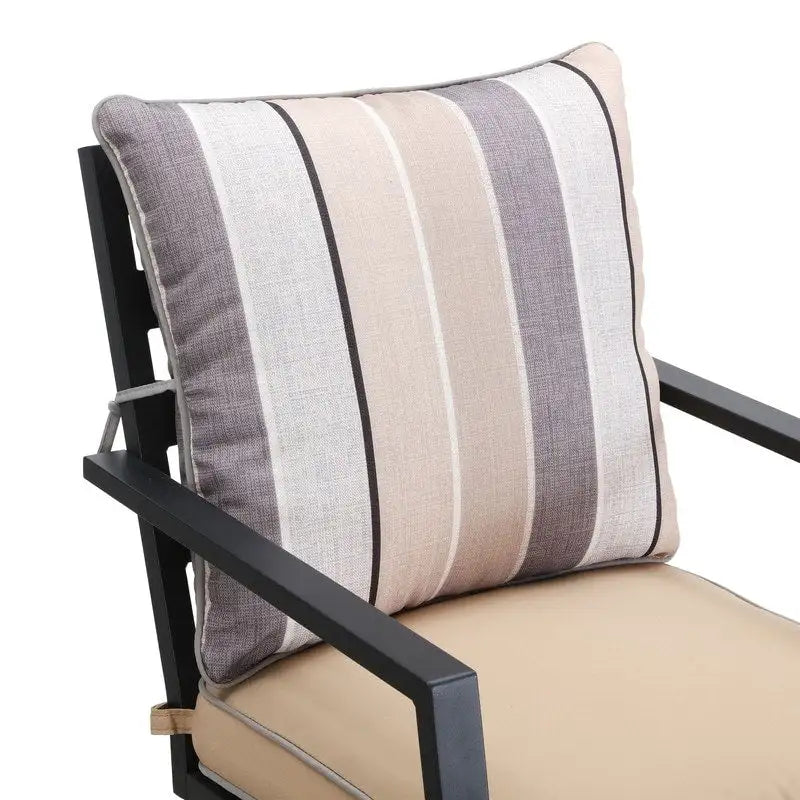 Patio Festival 9-Piece Outdoor Swivel Bar Chair Set